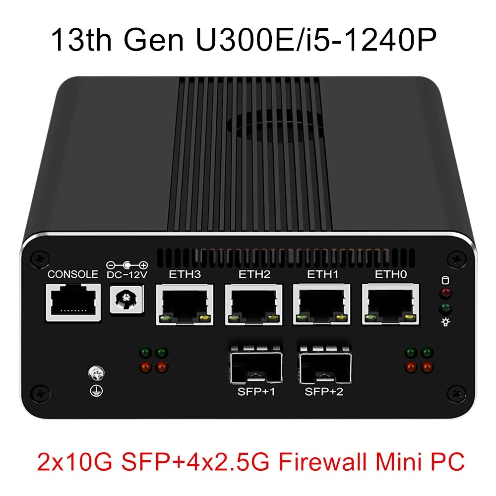 Topton X8 13  ȭ ̴ PC, 2*10G SFP 4x  i226-V U300E 8505 i5-1240P 2 * DDR5 NVMe 2 * SATA Ʈ  Proxmox 